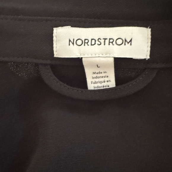 Nordstrom Long Sleeve Belted Pockets Shirtdress Size Large NWT - Picture 8 of 9